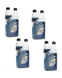 Husqvarna Olio miscela 2T, LS+ 1L X 4