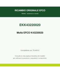 Molla EFCO K43220020 originale EFCO K43220020 | RIMAG