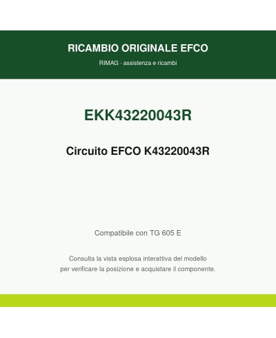 Circuito originale EMAK K43220043 | RIMAG