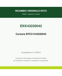 Genuine EFCO Slider K43220042 | RIMAG