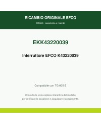 Genuine EFCO Switch K43220039 | RIMAG