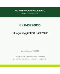 Kit Ingranaggi EFCO K43220035 originale EFCO K43220035 | RIMAG