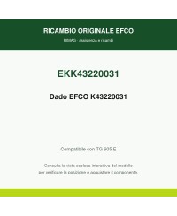 Dado EFCO K43220031 originale EFCO K43220031 | RIMAG
