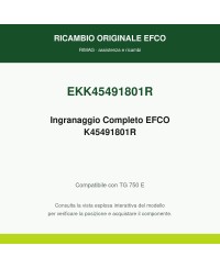 Ingranaggi originale EMAK K45491801 | RIMAG