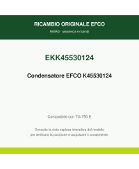 Condensatore EFCO K45530124 originale EFCO K45530124 | RIMAG