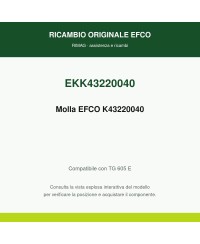 Molla EFCO K43220040 originale EFCO K43220040 | RIMAG