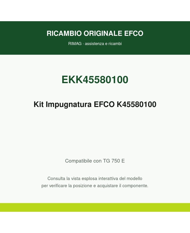 Impugnatura completa originale EMAK K45580100 | RIMAG Impugnatura completa originale EMAK K45580100 | RIMAG
