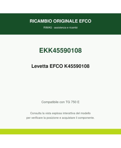 Levetta EFCO K45590108 originale EFCO K45590108 | RIMAG