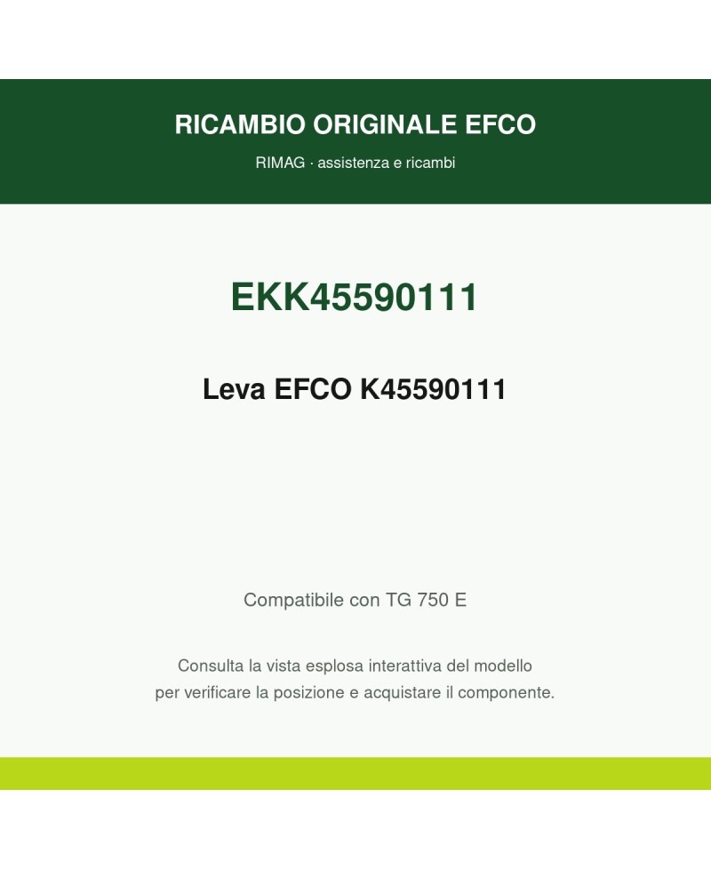 Leva originale EMAK K45590111 | RIMAG Leva originale EMAK K45590111 | RIMAG