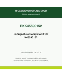 Impugnatura completorosso originale EMAK K45590152 | RIMAG