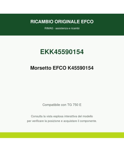 Genuine EFCO Clamp K45590154 | RIMAG