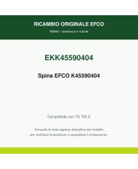 Genuine EFCO Pin Spare Part K45590404 | RIMAG