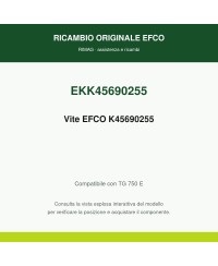 Genuine EFCO Screw K45690255 | RIMAG