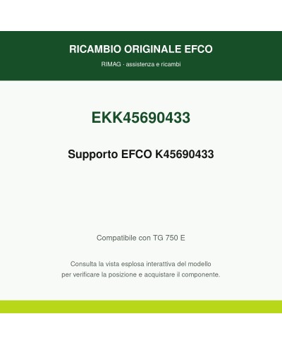 Supporto EFCO K45690433 originale EFCO K45690433 | RIMAG