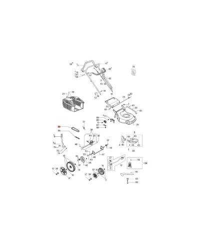 Cinghia CTZ 27 1/2 originale EMAK 66030037R | RIMAG