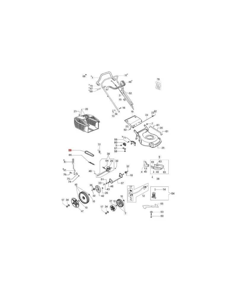 Cinghia CTZ 27 1/2 originale EMAK 66030037R | RIMAG Cinghia CTZ 27 1/2 originale EMAK 66030037R | RIMAG