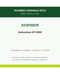 Carburatore WT-930C originale EMAK 2318705CR | RIMAG
