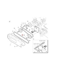 CINGHIA ROTORE LUNGA originale EMAK 68250109AR | RIMAG