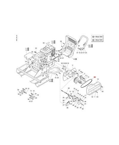 Cinghia '' OPTIBELT '' originale EMAK 68720178R | RIMAG