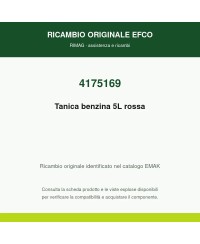 Tanica benzina 5L rossa originale EMAK 4175169 | RIMAG