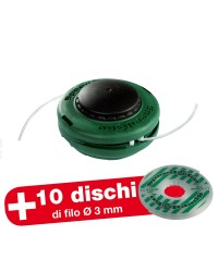 Testina Speed&Go Ø 130 mm + 10 Dischi di filo Ø 3,0 mm